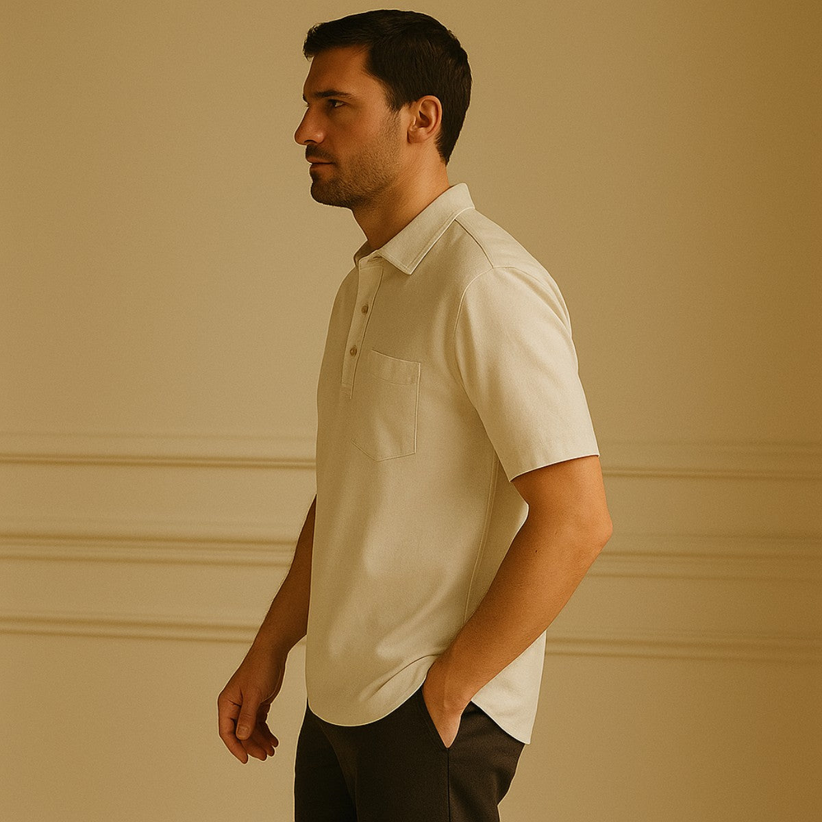 Polo Shirt Casablanca Linen
